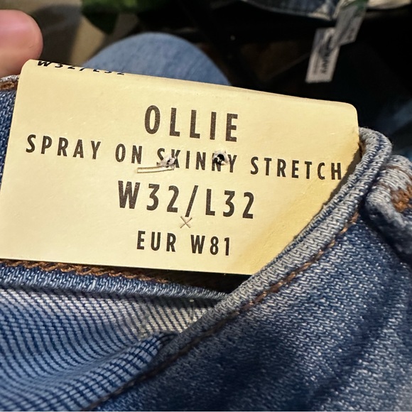 NWT River Island Ollie Spray On Skinny Stretch Distressed Jeans - Picture 7 of 11